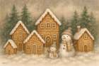 Gingerbread Village Art Print