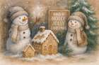 A Holly Jolly Christmas Art Print