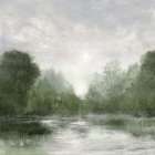 Tranquility Trees I Art Print