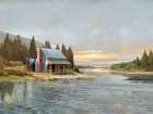 Cabin Retreat Art Print
