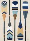 Painted Paddles I Art Print