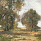 Countryside Trees Art Print