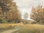Fall by the Lake Art Print