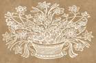 Woodcut Bloom Art Print