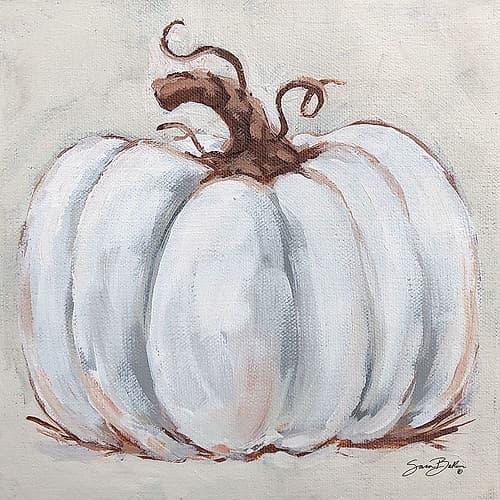 Pumpkin Close-Up I Art Print