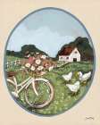 Flower Farm Visitors Art Print