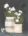 Vintage Crocks and Paperwhites Art Print