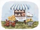 Farm Fresh Egg Stand Art Print