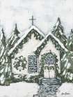 Little Christmas Chapel Art Print