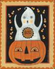Boo Ghost and Jack Olantern Art Print