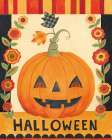 Happy Halloween Jack Olantern Art Print
