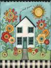 Floral Home Sweet Home Art Print