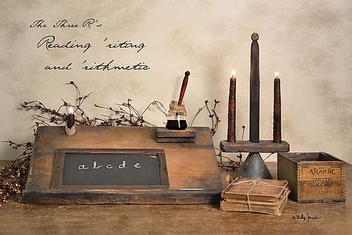 The Three Rs Art Print