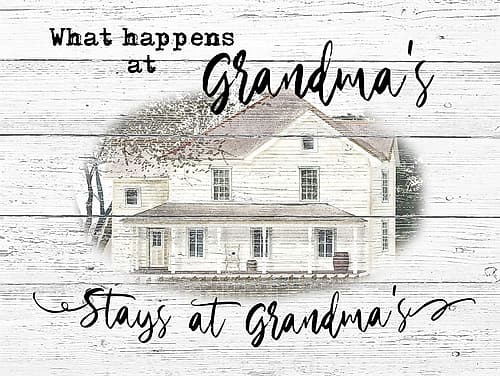 Stays at Grandmas Art Print