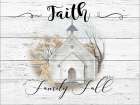 Faith-Family-Fall Art Print