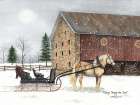 Dashing Through the Snow Art Print