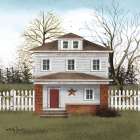White Picket Fence II Art Print