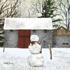 First Snow II Art Print