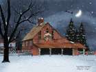 Night Before Christmas Landscape Print