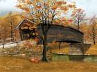 Fall at Humpback Bridge Art Print