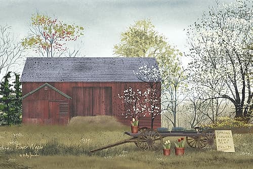 Flower Wagon Art Print