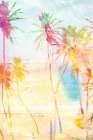 Bright Summer Palms Art Print