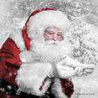 Santas Little Friend Art Print