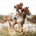 Number One Rider Art Print