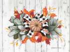 Orange Pumpkin Swag Art Print