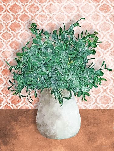 Terra Greenery Art Print by Bluebird Barn