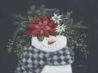 Floral Snowman II Art Print