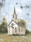 Old Country Church Art Deco Print