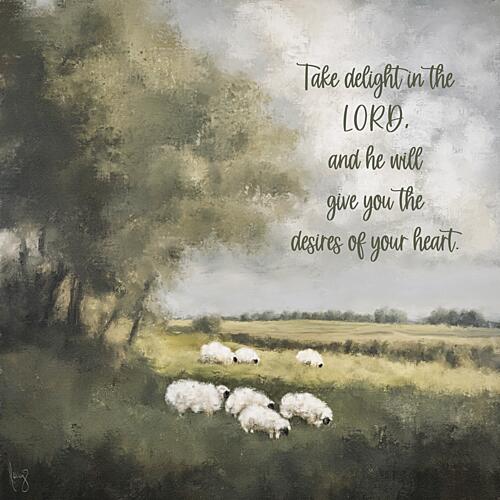 Take Delight in the Lord Art Print