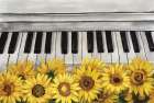 Sunflower Keys Art Print