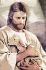 The Lamb in His Arms Art Print