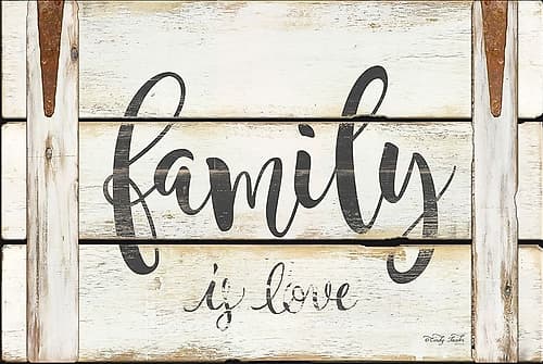 Family is Love Art Print