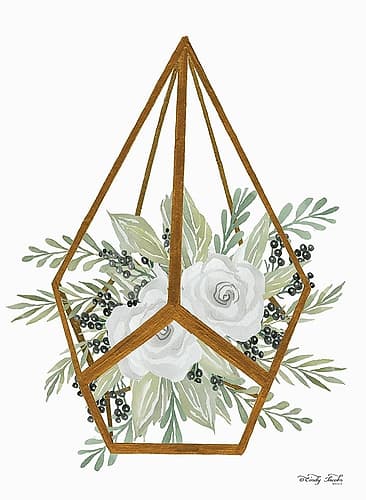 Gold Geometric Diamond Art Print