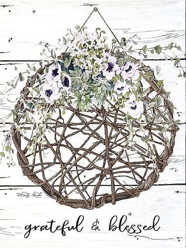 Grateful and Blessed Art Print