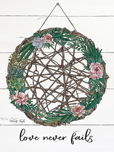 Love Never Fails Art Print