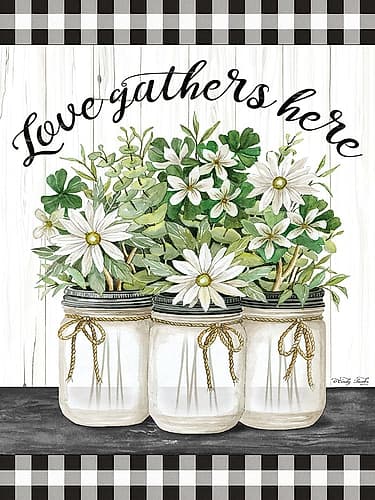 Love Gathers Here Art Print