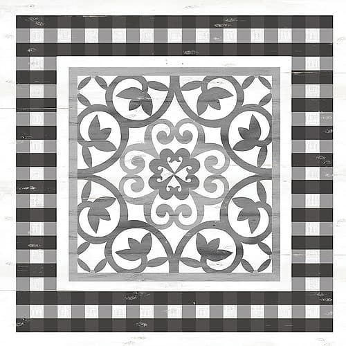 Gray Tile Decorative Print