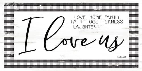 I Love Us Art Print