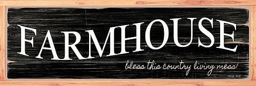 Farmhouse - My Home Sweet Home Art Print