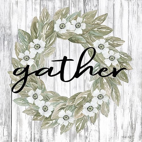 Gather Wreath Art Print