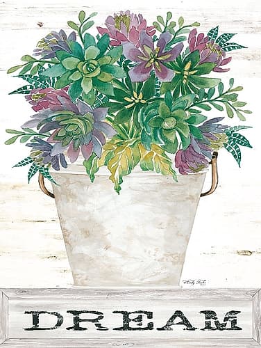 Dream Succulents Art Print