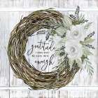 Gratitude Wreath Art Print