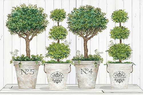 Topiary Still Life Art Print