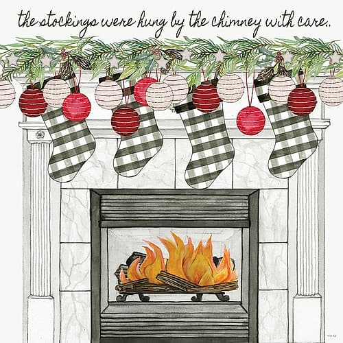 The Stockings Were Hung Art Print