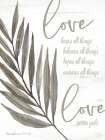 Love Never Fails Art Print