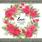 Love Gathers Here Art Print